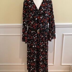 NWT MICHAEL, MICHAEL KORS, Scarlett Maxi Dress, Flowers, Size Large